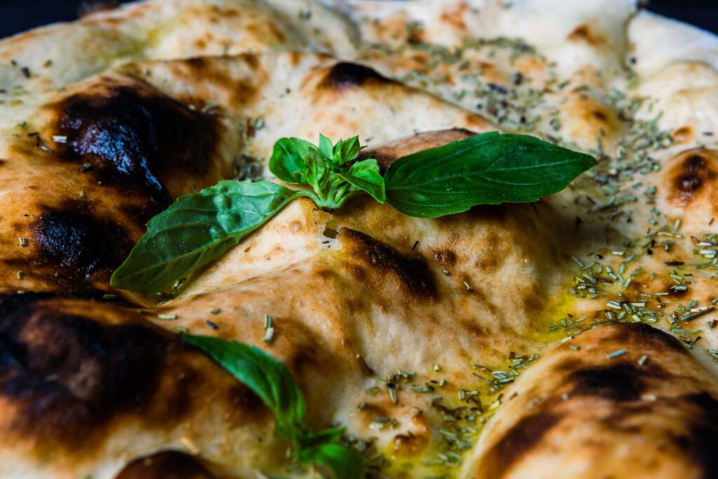 Focaccia olio e rosmarino del menu della Pizzeria Fracchia di Torino